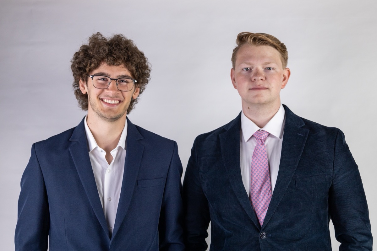 Gabe Evenocheck and Ethan Eltgroth, founders of E&E Media Services